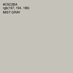 #C5C2BA - Mist Gray Color Image